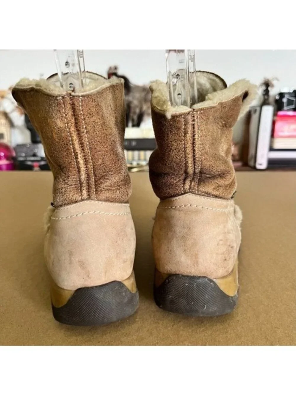 Blondo Nubuck Leather Sherpa Hiking Bootie